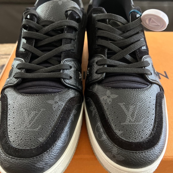 Size 8- Louis Vuitton LV Trainer Black - 1A8PUA - Picture 2 of 9